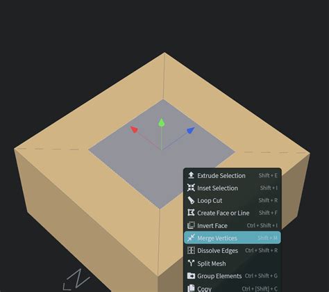 blockbench merge vertices